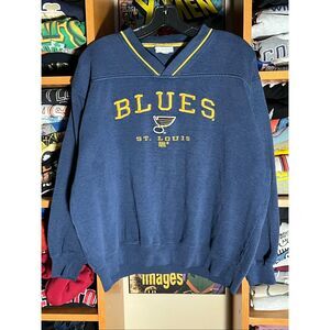 Vintage 90s Lee St. Louis Blues NHL Hockey Sweater